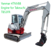Yanmar 4TNV88-QTBZ Engine for Takeuchi TB53FR